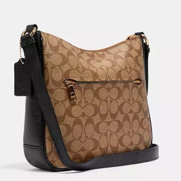 🤎COACH C1649 Ellie File Bag Signature Shoulder bag - Picture 12 of 13